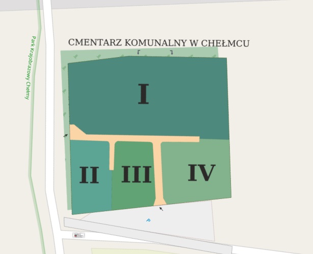 Obraz przedstawiający Cmentarz komunalny w Chełmcu