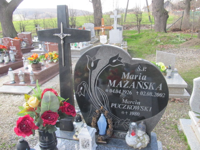 Maria Mażańska 1926 Męcinka - Grobonet - Wyszukiwarka osób pochowanych