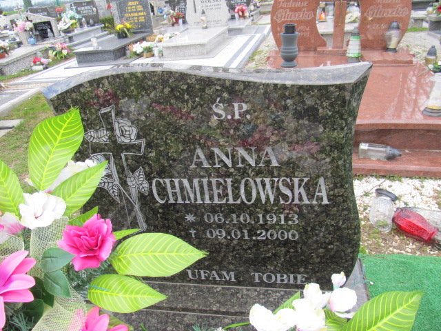 Anna Chmielowska 1913 Męcinka - Grobonet - Wyszukiwarka osób pochowanych