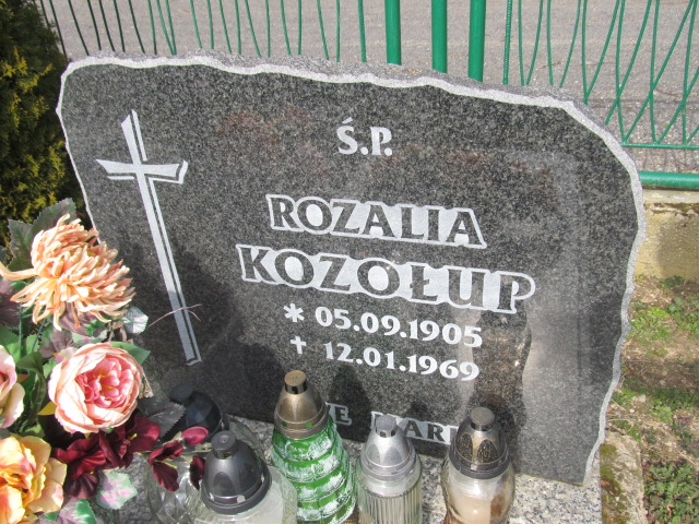 Rozalia Kozołup 1905 Męcinka - Grobonet - Wyszukiwarka osób pochowanych